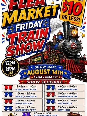 Flea Market Friday Train Show!